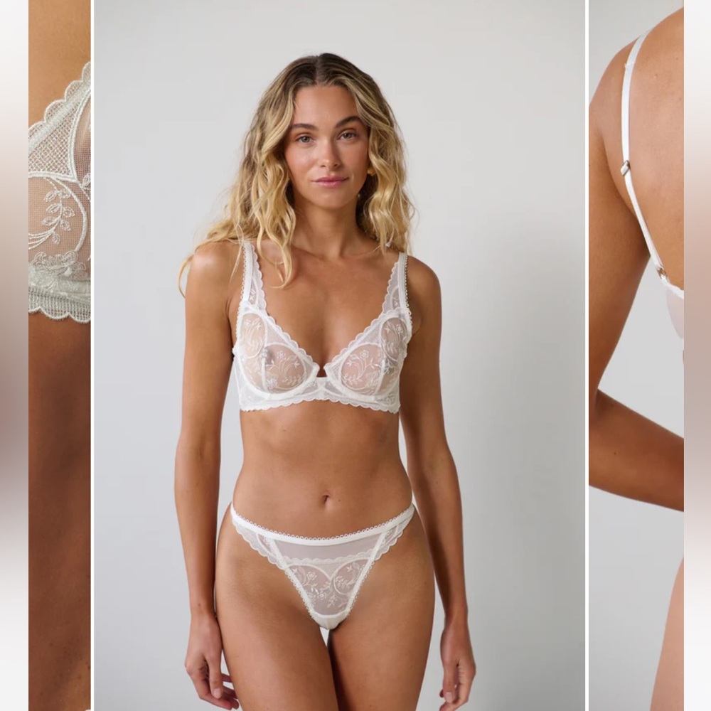 NWT Kat the Label Ellery Thong White size Medium